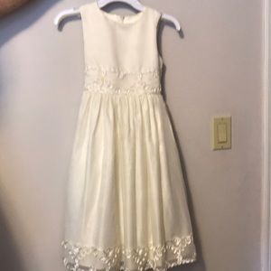 Girls dress ivory